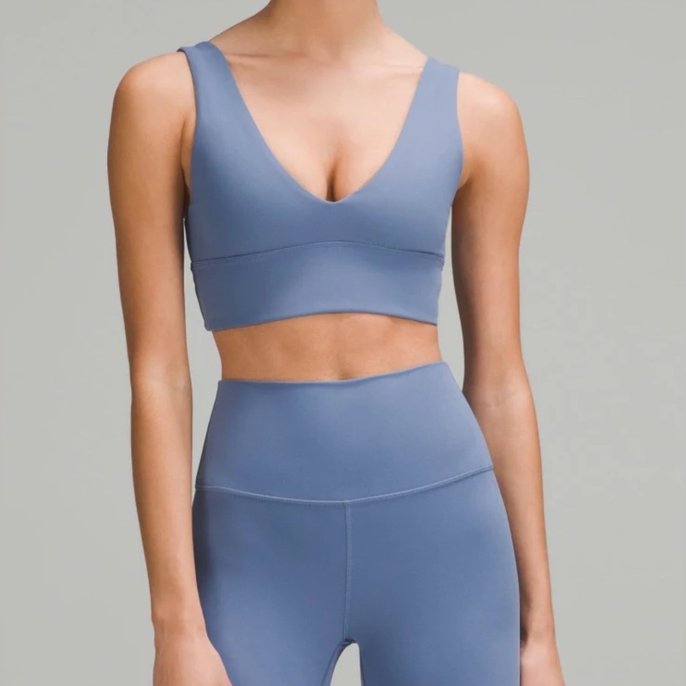 Lululemon Align V-Neck Bra - Oasis Blue (A/B cup) size 12